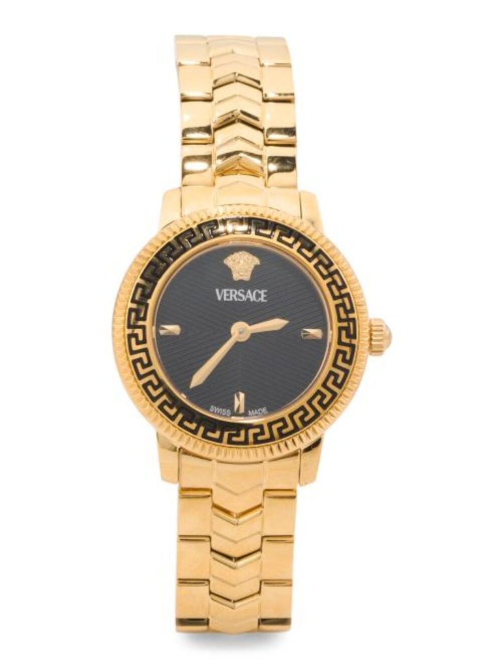 VERSACE Women's Swiss Made Gold V Icon Bracelet Watch